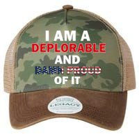 I Am Deplorable And I'm Proud Legacy Tie Dye Trucker Hat
