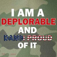I Am Deplorable And I'm Proud Legacy Tie Dye Trucker Hat