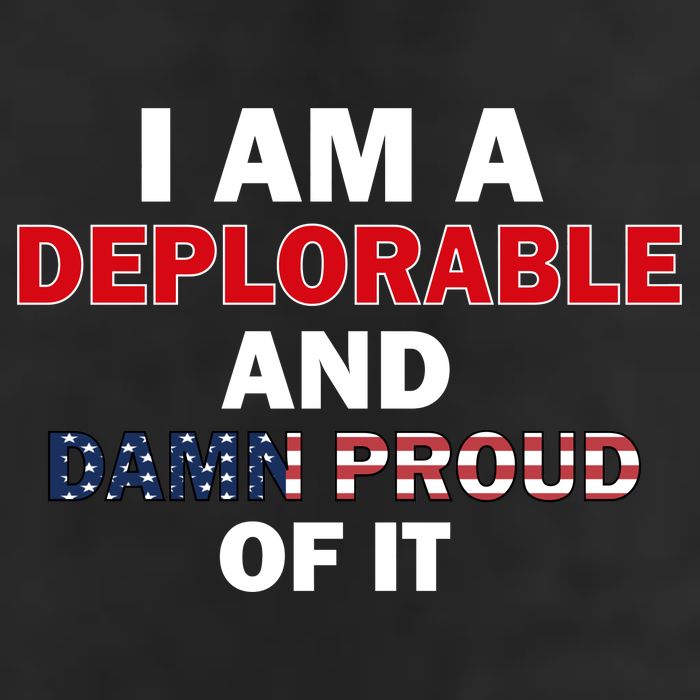I Am Deplorable And I'm Proud Adult Drive Performance Visor