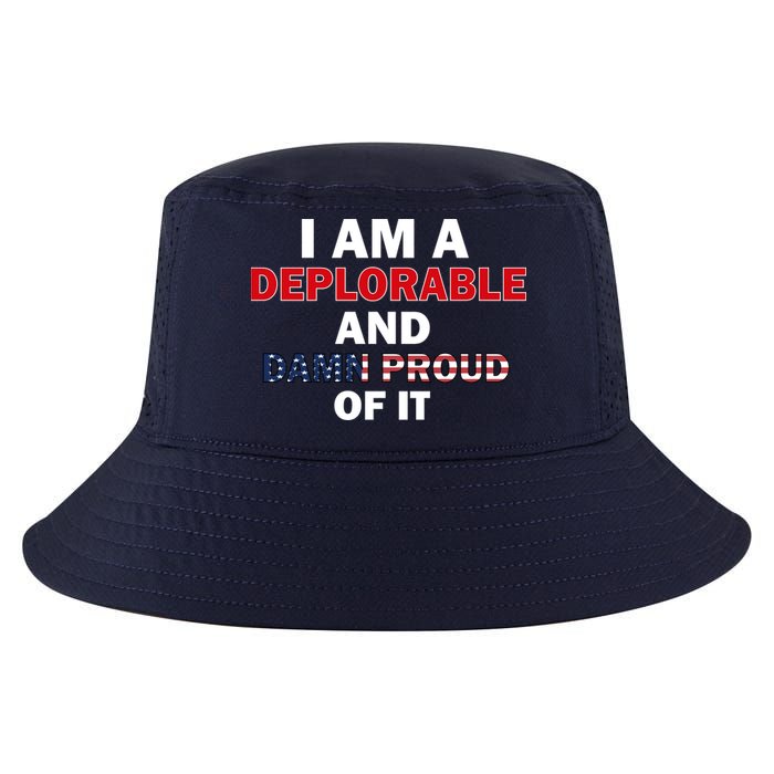 I Am Deplorable And I'm Proud Cool Comfort Performance Bucket Hat