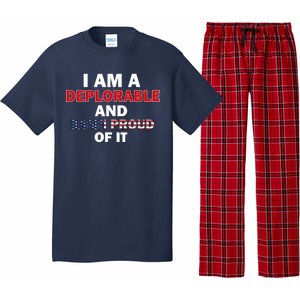 I Am Deplorable And I'm Proud Pajama Set