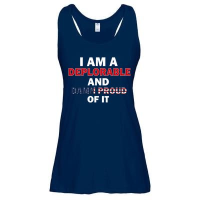 I Am Deplorable And I'm Proud Ladies Essential Flowy Tank