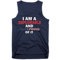 I Am Deplorable And I'm Proud Tank Top