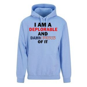 I Am Deplorable And I'm Proud Unisex Surf Hoodie