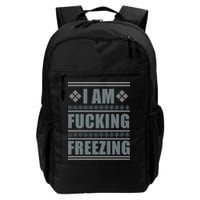 I Am F*cking Freezing Ugly X-mas Backpack