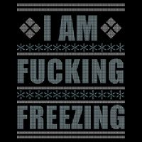 I Am F*cking Freezing Ugly X-mas Backpack