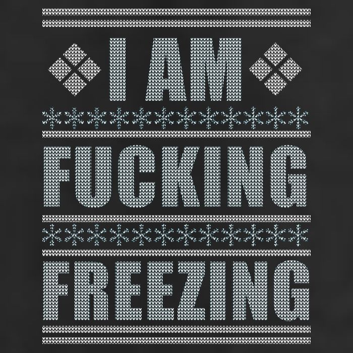 I Am F*cking Freezing Ugly X-mas 15oz Campfire Ceramic Mug