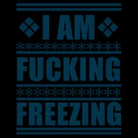 I Am F*cking Freezing Ugly X-mas 16oz Travel Tumbler