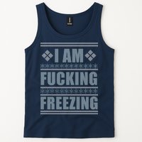 I Am F*cking Freezing Ugly X-mas Tank Top