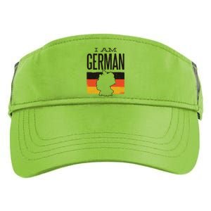 I Am German Adult Drive Performance Visor