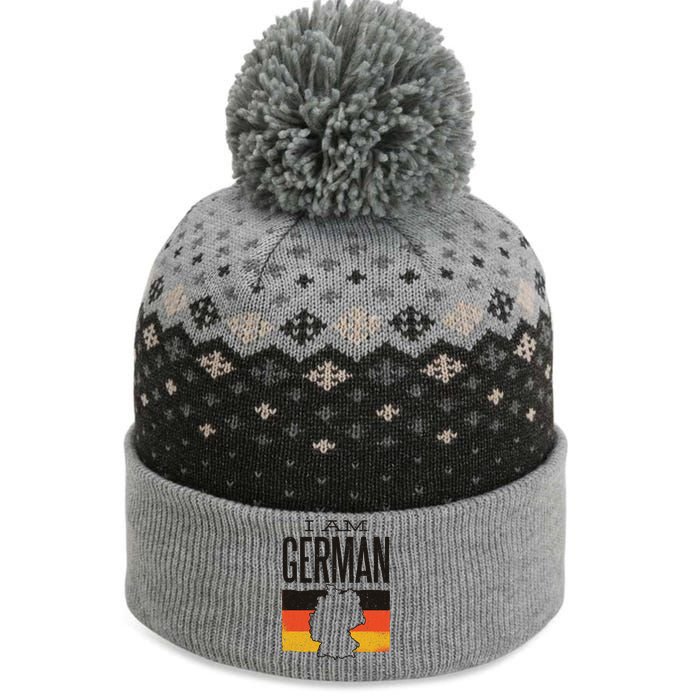 I Am German The Baniff Cuffed Pom Beanie