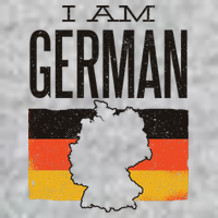 I Am German V-Neck T-Shirt