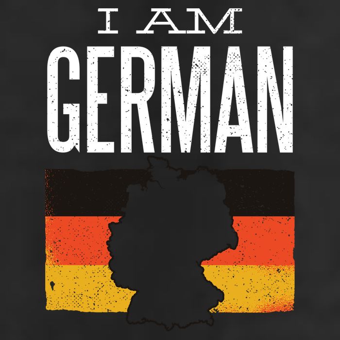 I Am German 7 Panel Mesh Trucker Snapback Hat
