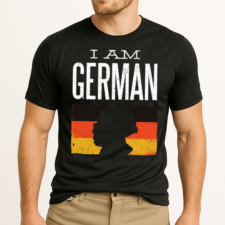 I Am German Cooling Performance Crew T-Shirt