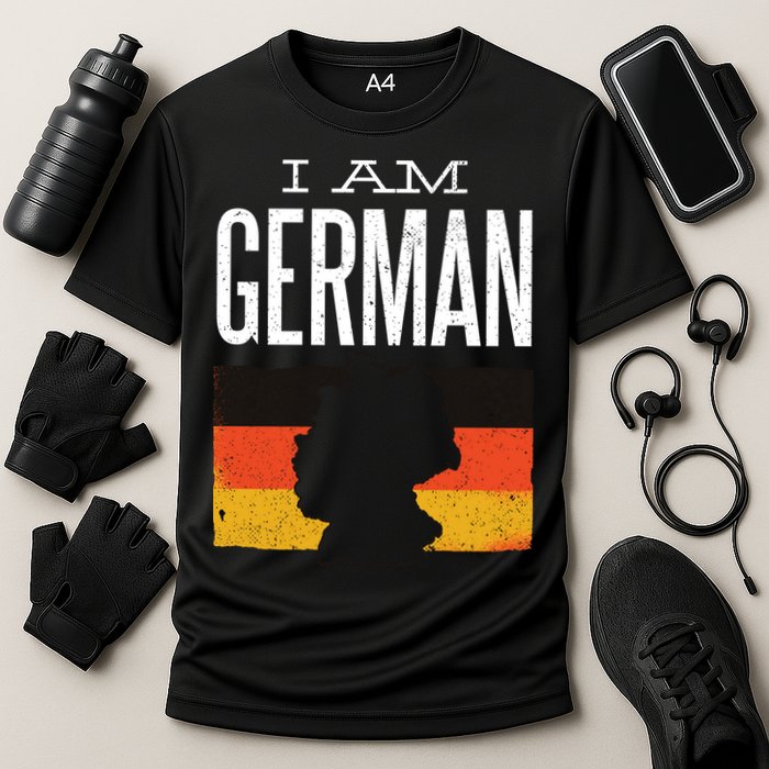I Am German Cooling Performance Crew T-Shirt