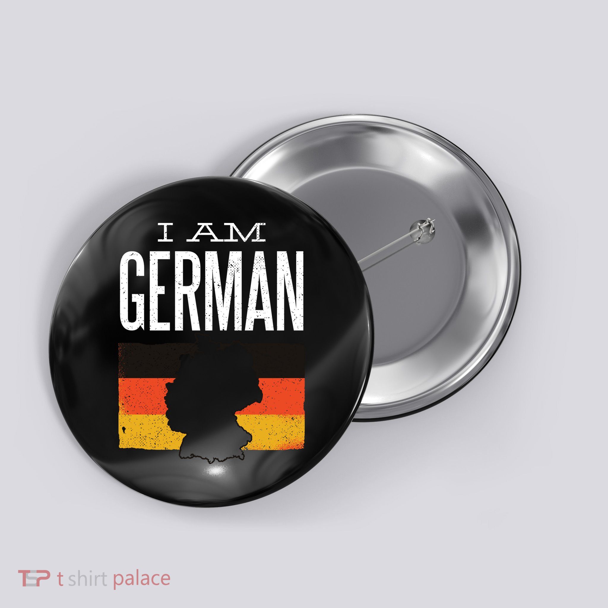 I Am German Button