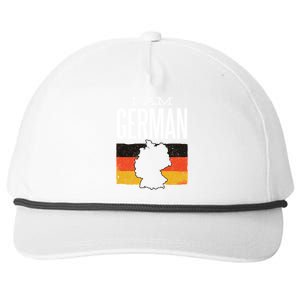 I Am German Snapback Five-Panel Rope Hat