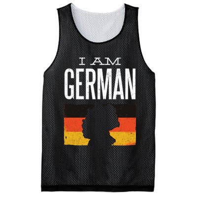 I Am German Mesh Reversible Basketball Jersey Tank