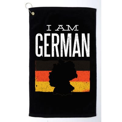 I Am German Golf Towel