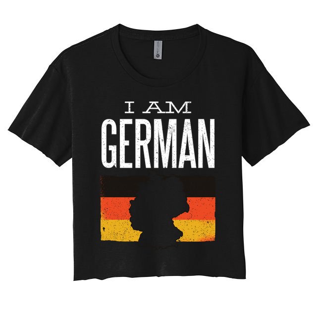 I Am German Crop Top