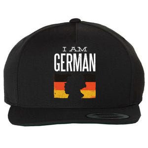 I Am German Wool Snapback Cap