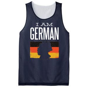 I Am German Mesh Reversible Basketball Jersey Tank