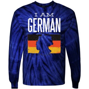 I Am German Tie-Dye Long Sleeve Shirt