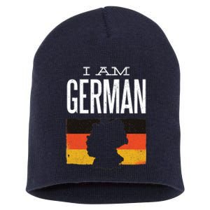 I Am German Short Acrylic Beanie