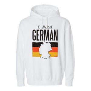 I Am German Garment-Dyed Fleece Hoodie