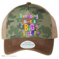 I Am Going To Be A Big Sister Legacy Tie Dye Trucker Hat
