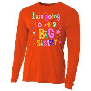 I Am Going To Be A Big Sister Cooling Performance Long Sleeve Crew