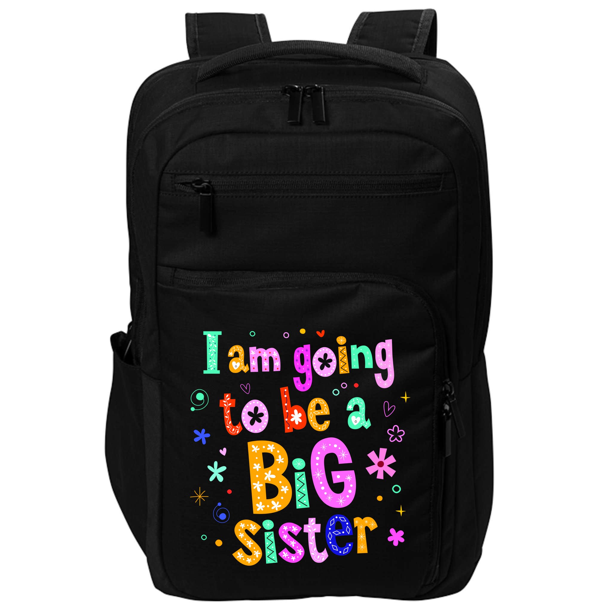 I Am Going To Be A Big Sister Impact Tech Backpack