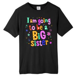 I Am Going To Be A Big Sister Tall Fusion ChromaSoft Performance T-Shirt