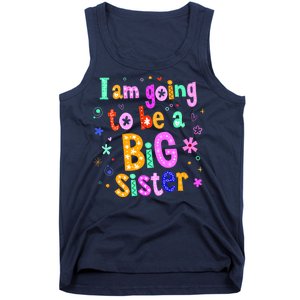 I Am Going To Be A Big Sister Tank Top