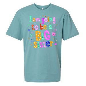 I Am Going To Be A Big Sister Sueded Cloud Jersey T-Shirt