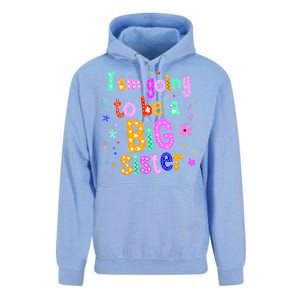 I Am Going To Be A Big Sister Unisex Surf Hoodie