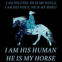 I Am His Human He is My Horse Baby Bodysuit