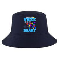 I Am His Voice He Is My Heart Autism Cool Comfort Performance Bucket Hat