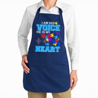 I Am His Voice He Is My Heart Autism Apron