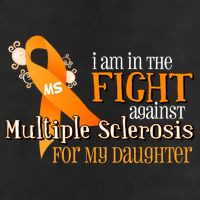 I Am In The Fight Against Multiple Sclerosis For My Daughter Microfiber Hand Towel