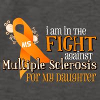 I Am In The Fight Against Multiple Sclerosis For My Daughter Vector Backpack