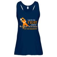 I Am In The Fight Against Multiple Sclerosis For My Daughter Ladies Essential Flowy Tank