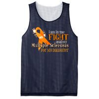 I Am In The Fight Against Multiple Sclerosis For My Daughter Mesh Reversible Basketball Jersey Tank