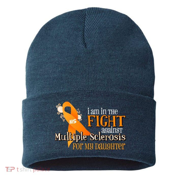 I Am In The Fight Against Multiple Sclerosis For My Daughter Sustainable Knit Beanie