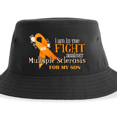 I Am In The Fight Against Multiple Sclerosis For My Son Sustainable Bucket Hat