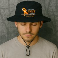 I Am In The Fight Against Multiple Sclerosis For My Son Bucket Hat