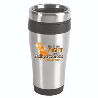 I Am In The Fight Against Multiple Sclerosis For My Son 16oz Travel Tumbler
