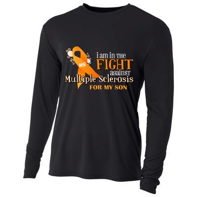 I Am In The Fight Against Multiple Sclerosis For My Son Cooling Performance Long Sleeve Crew