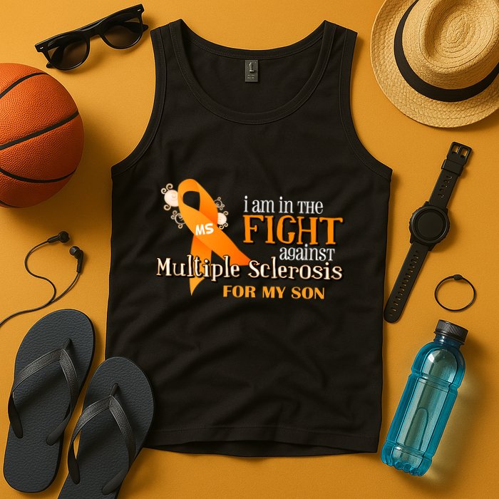 I Am In The Fight Against Multiple Sclerosis For My Son Tank Top
