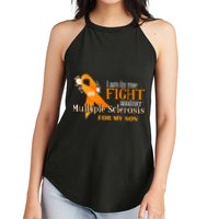I Am In The Fight Against Multiple Sclerosis For My Son Women's Perfect Tri Rocker Tank